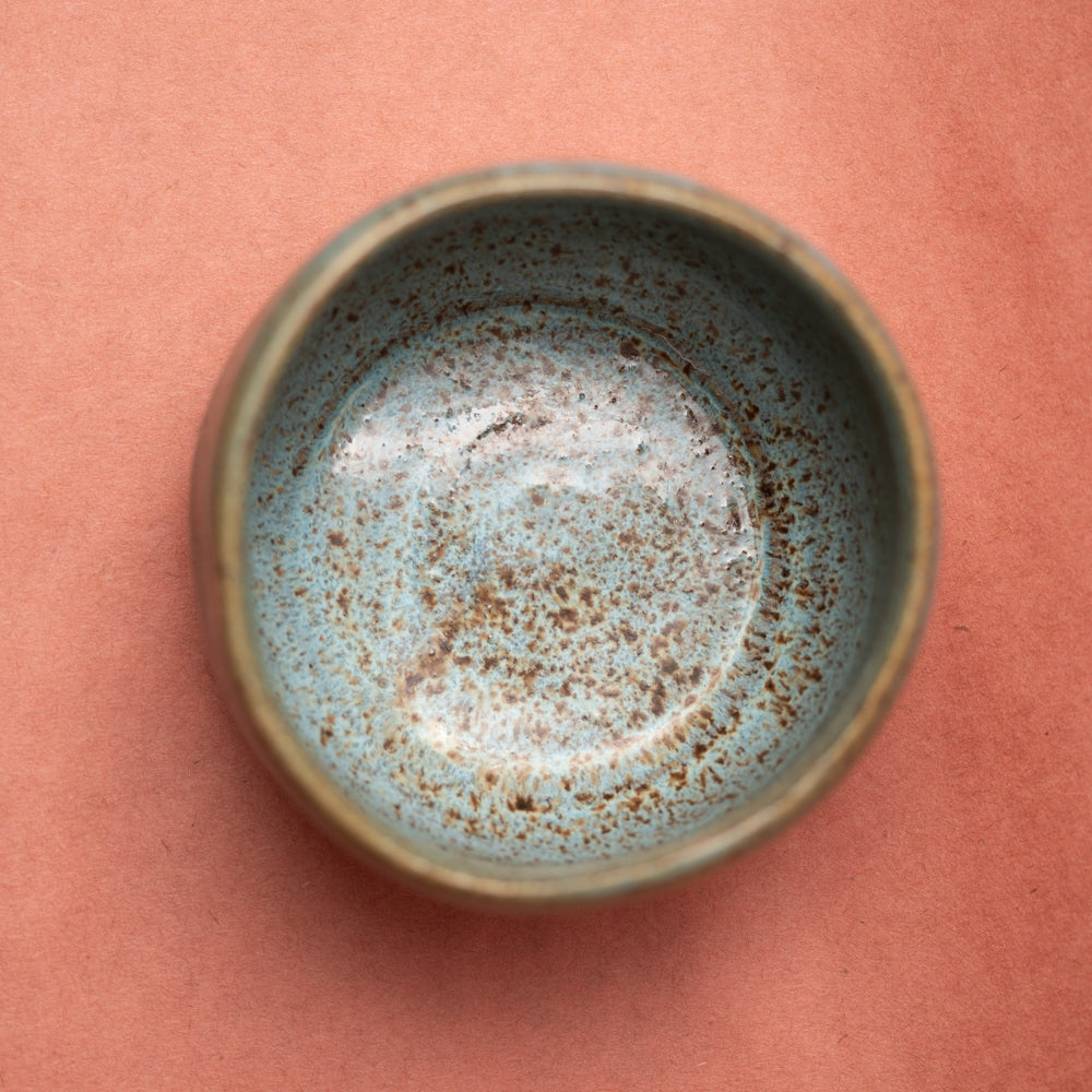 Speckled Blue Matcha Bowl