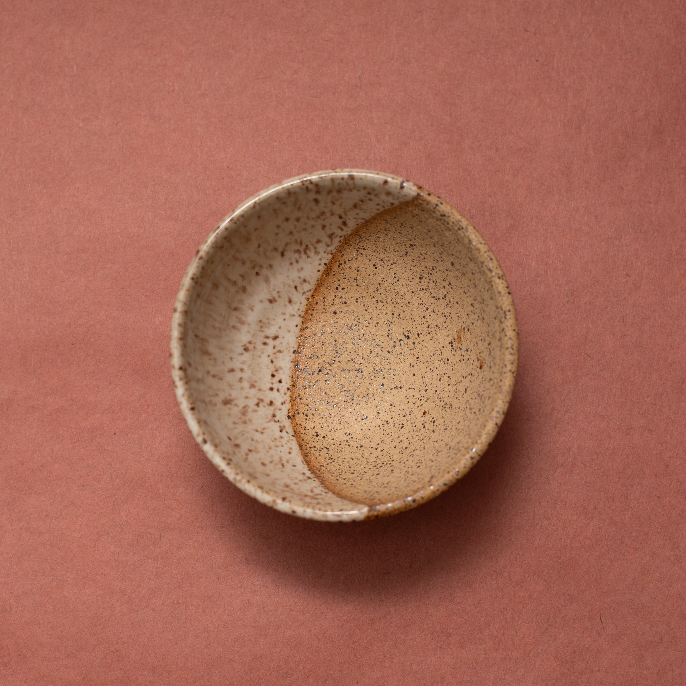 Half Moon Speckled Bowl